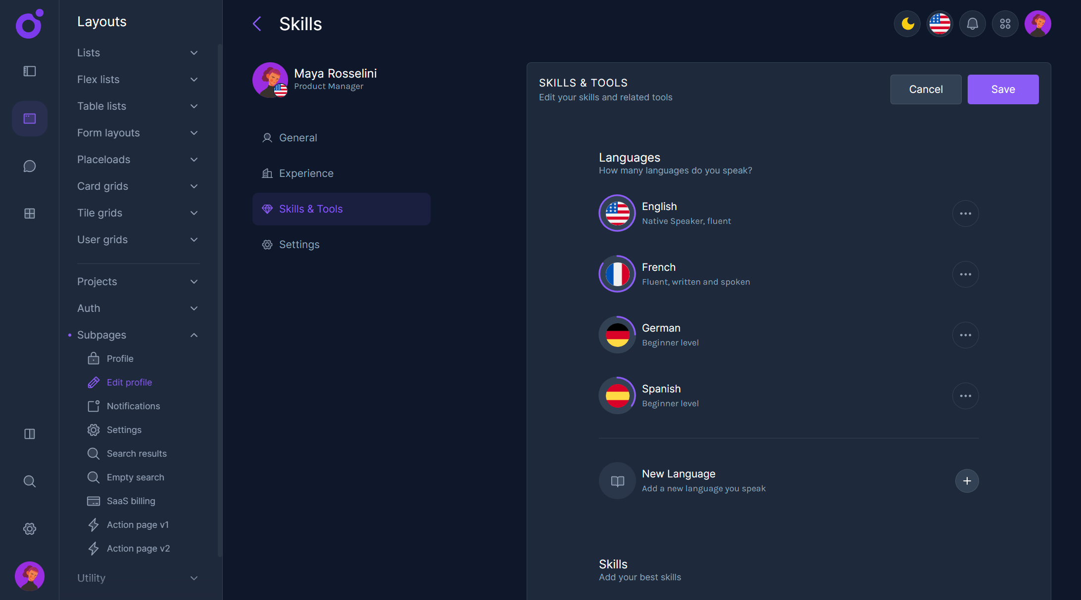 Tairo - Edit profile 3